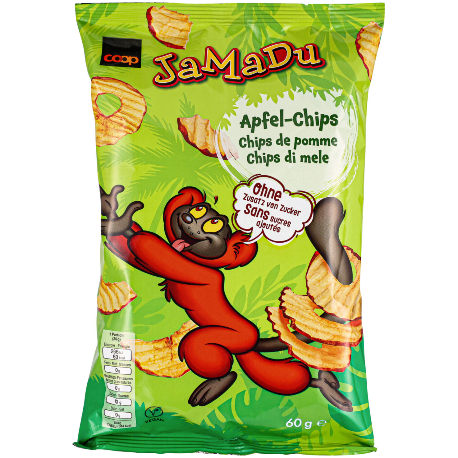 JaMaDu Apfel-Chips