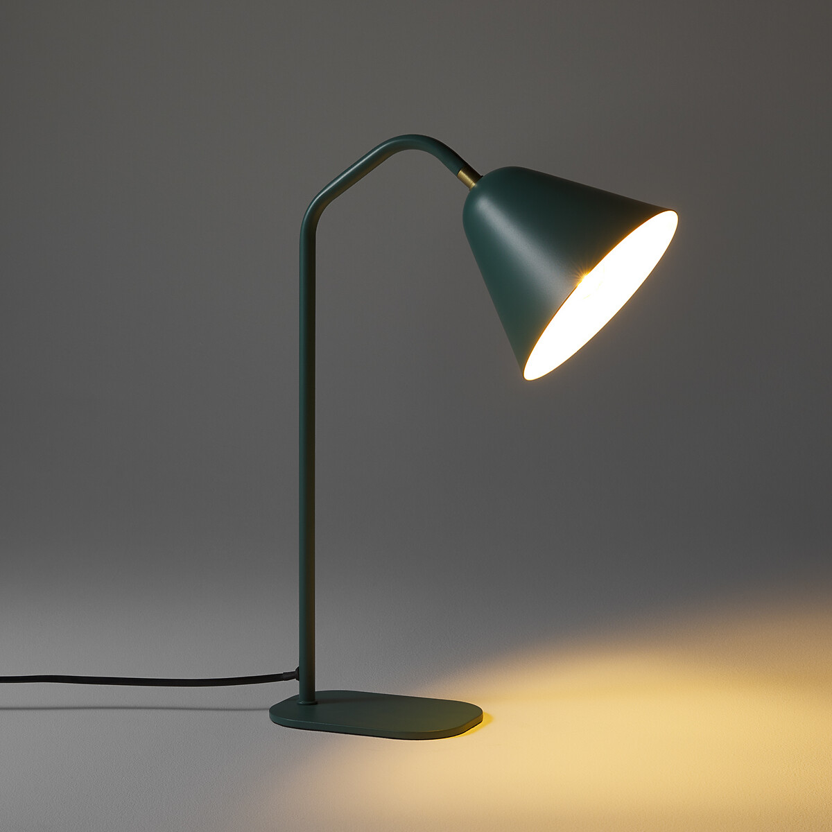 LA REDOUTE INTERIEURS<br>Candeeiro de mesa em ferro, Copita