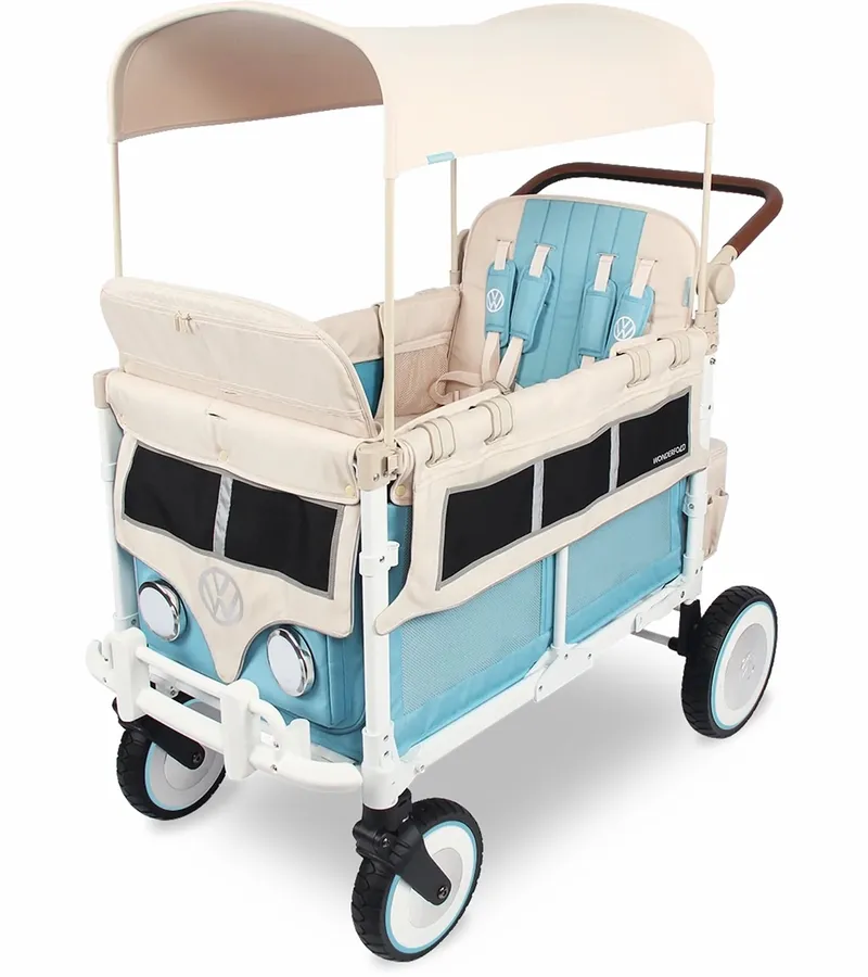 W0NDERF0LD  Volkswagon Special Edition Quad (4 seater) Stroller Wagon