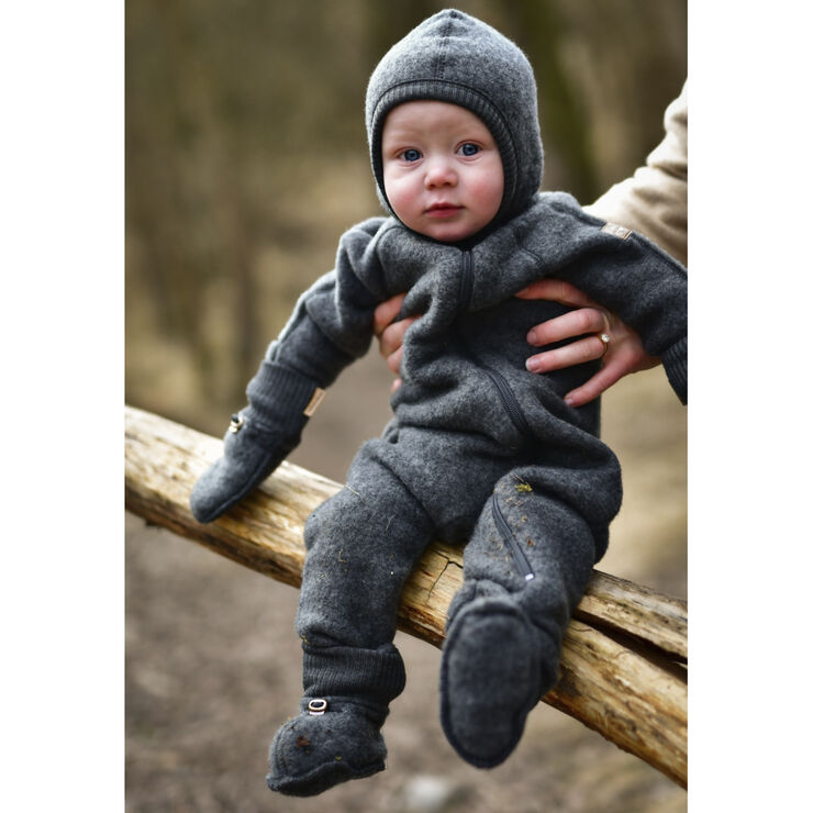 Mikk-Line Wool Fullface Anthracite melang