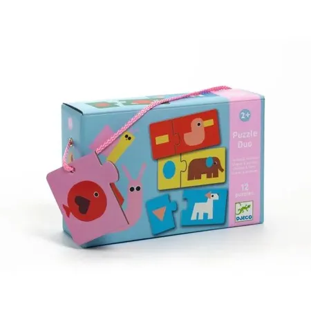 Djeco Lernspiele: Puzzle duo: Formen