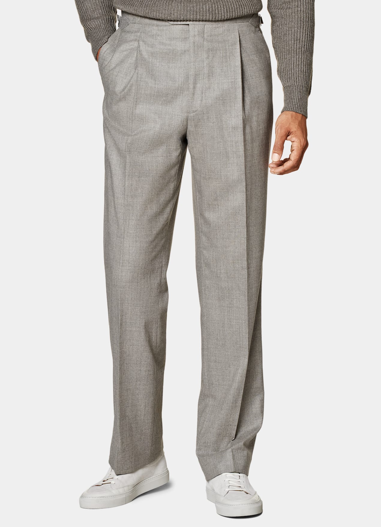 Pantalon Wide Leg Straight taupe