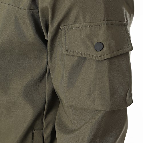 Ensemble Veste Zippée Capuche Et Pantalon Cargo Vert Kaki