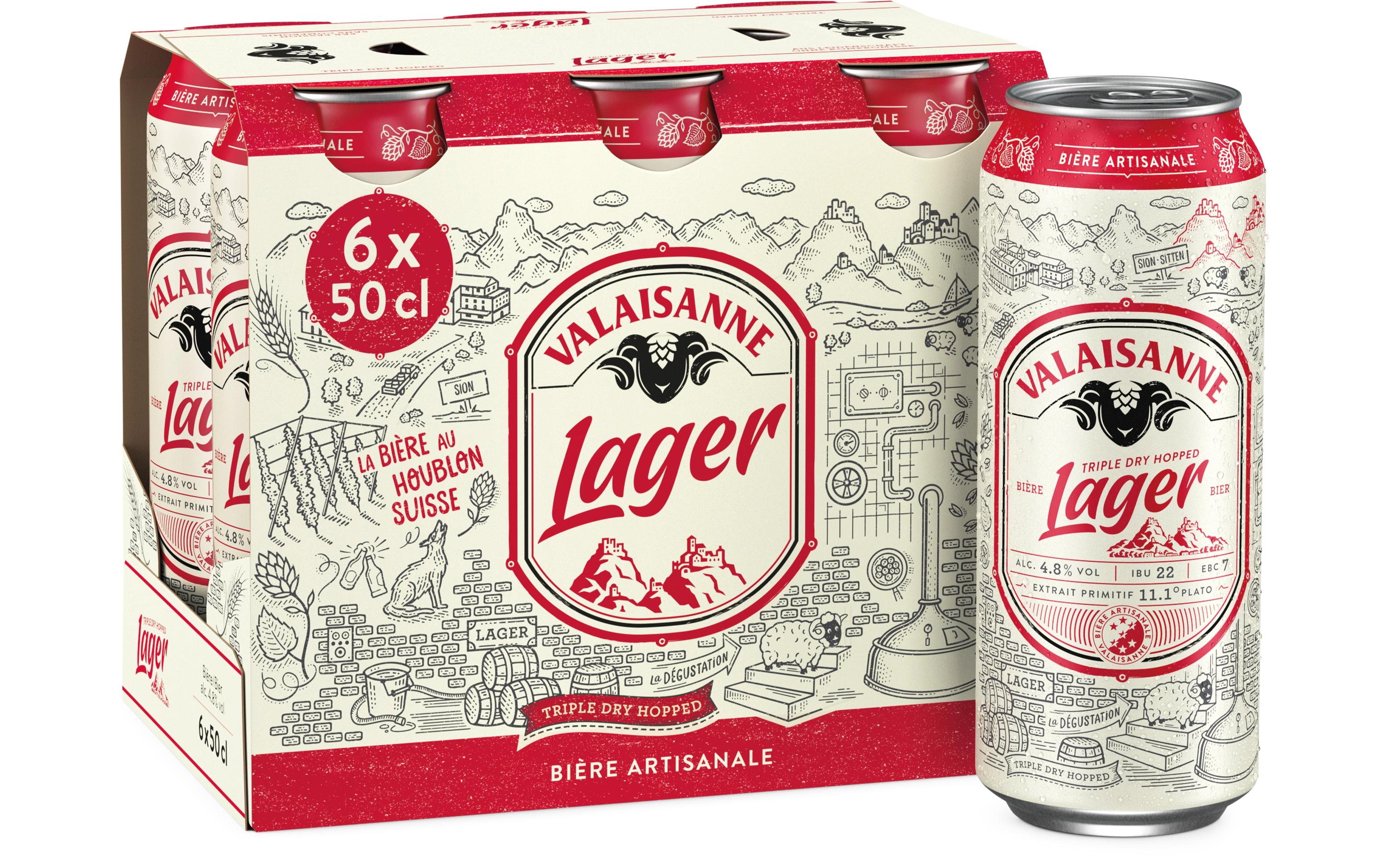 Lager Bier 6 x 0.5 lWürziges Schweizer Lagerbier