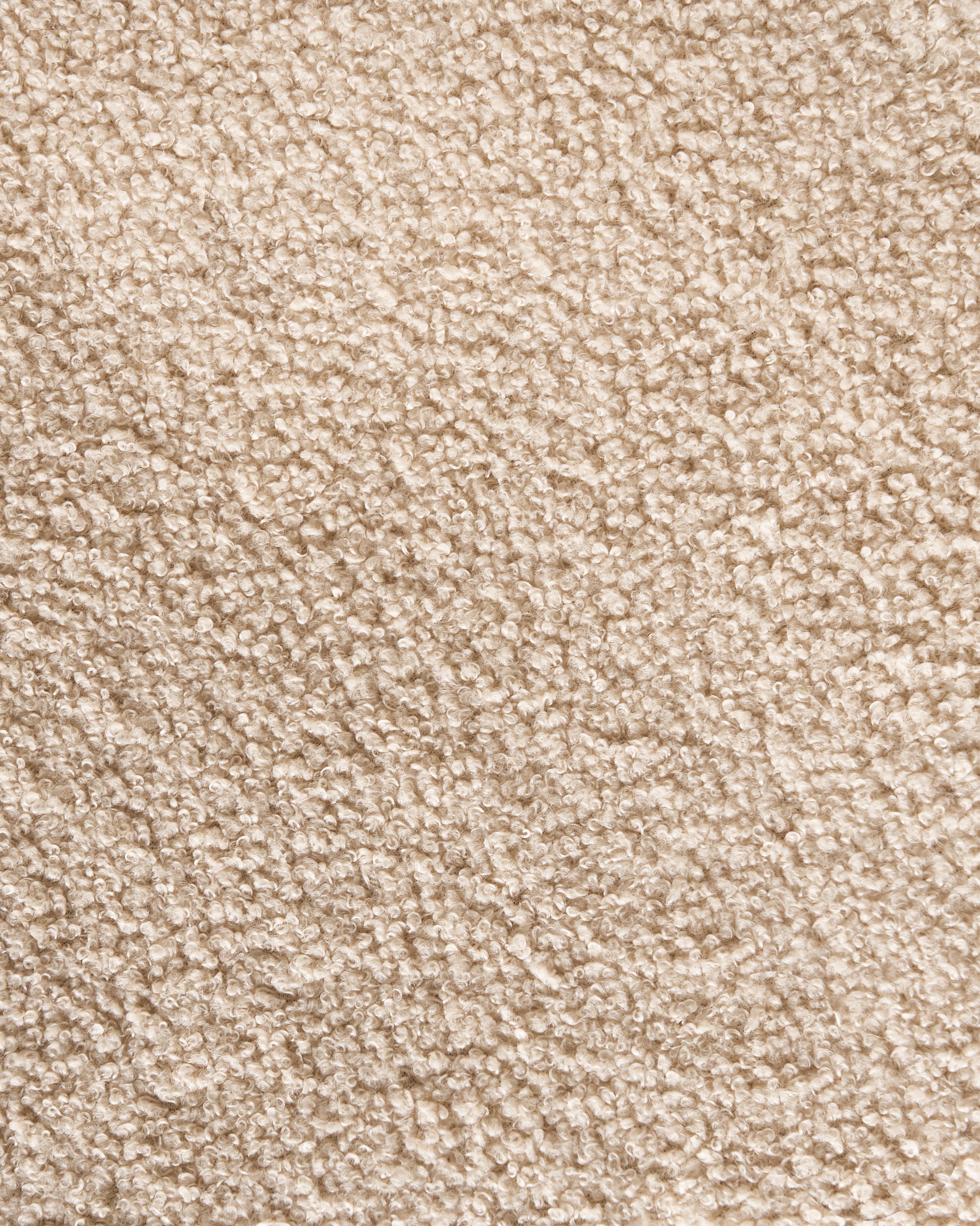 Set van 2 barkrukken KAHLA Bouclé draaibaar Lichtbeige