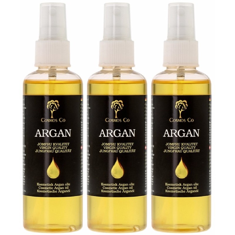 3 x Cosmos Co Argan Oil 100 ml