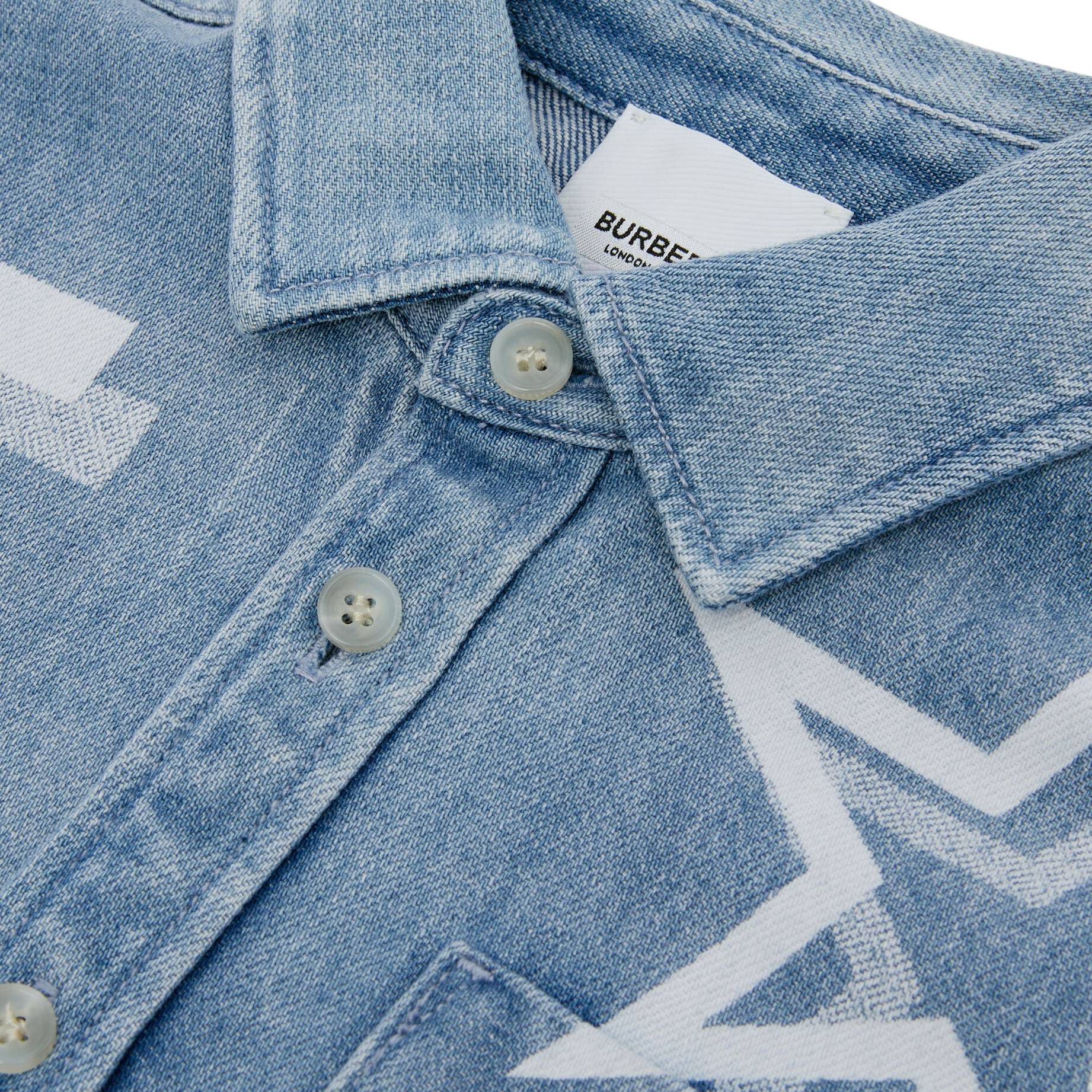 Burberry| Jungen Jeanshemd KB5 ALAN TB STAR Regular Fit Kurzarm
