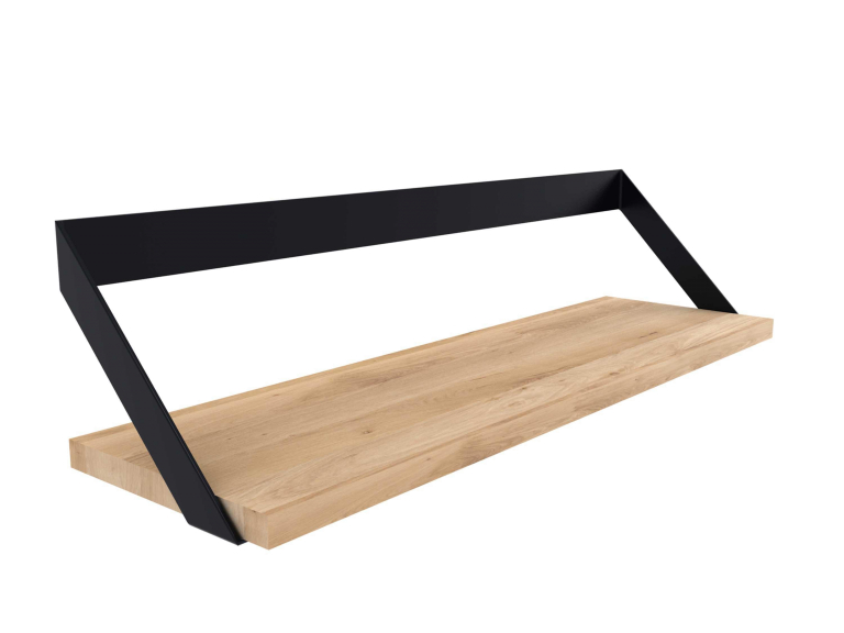 Ethnicraft Ribbon wandplank 70 eiken zwart