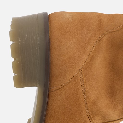 Feyn Joanne Enkellaarsjes cognac Suede