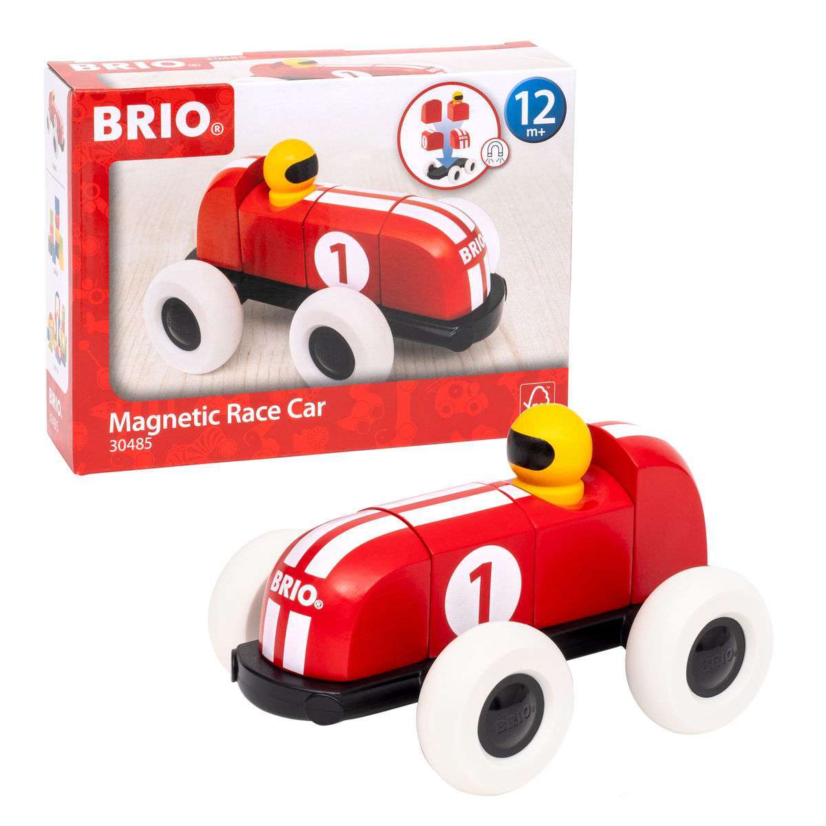 BRIO Spiel Rennwagen aus magnetischen Bausteinen