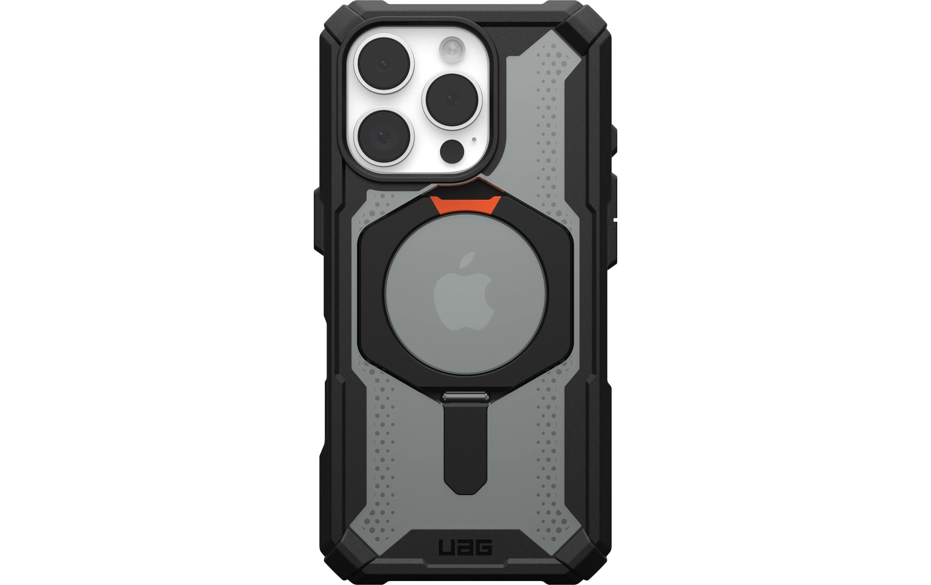 Back Cover Plasma XTE iPhone 16 Pro Black/OrangeSchutzhülle für das Apple iPhone 16 Pro