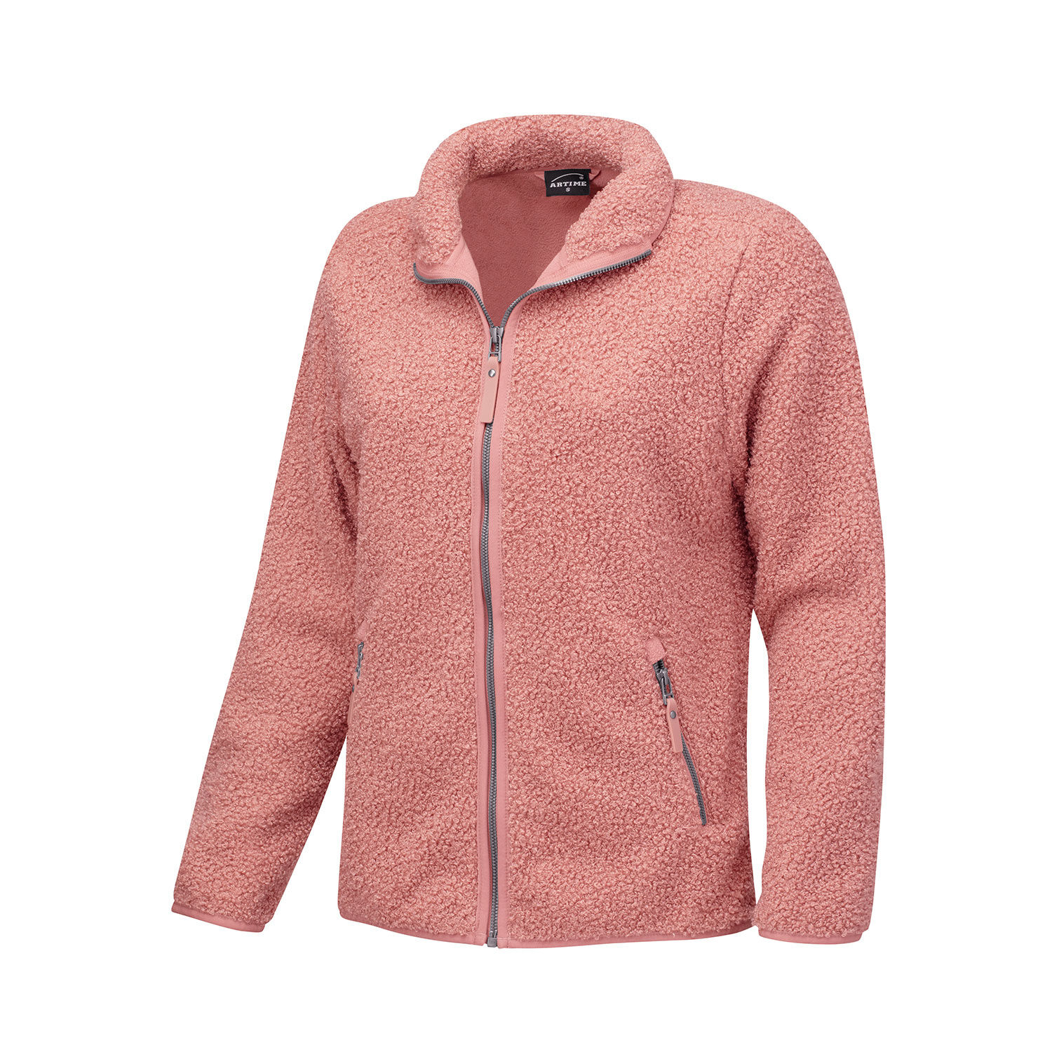 Sherpa Fleece Jacke Damen wärmend