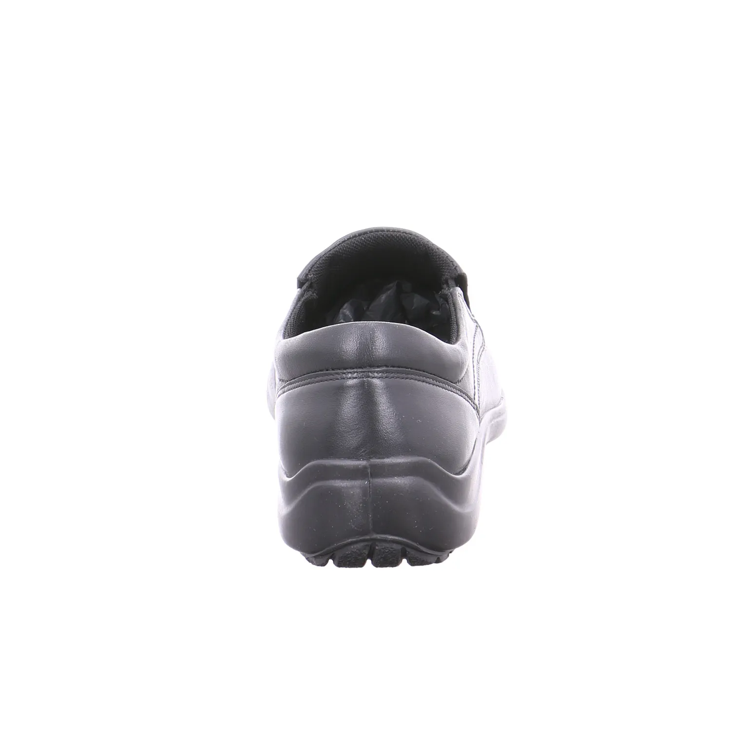 IMAC Halbschuh-Schlüpfer Schwarz Leder