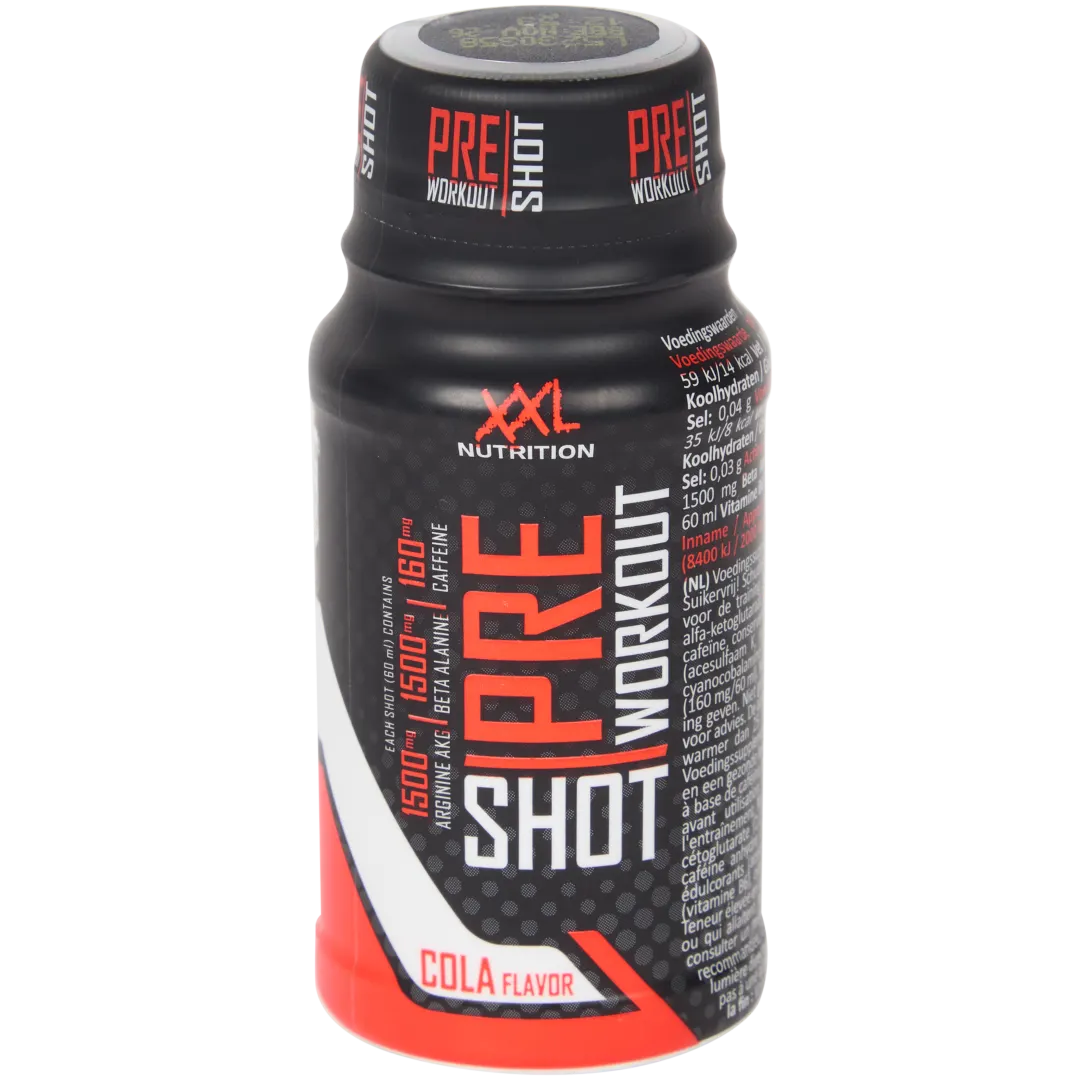 Shot pré-entraînement XXL Nutrition Coca