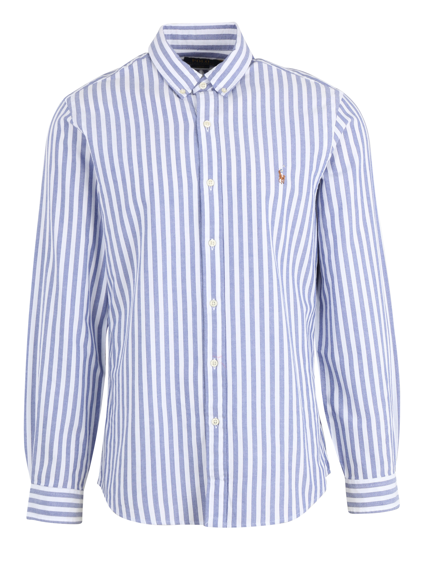 Chemise slim-fit en coton à rayures | Multicolore