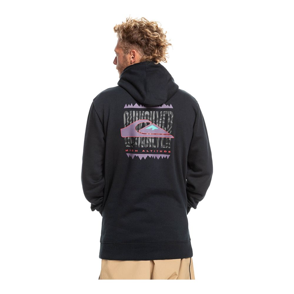 Quiksilver BIG LOGO TECH - Sweat Homme true black