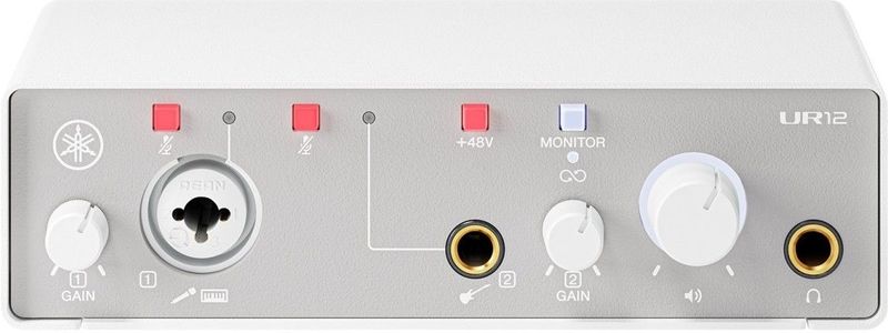 Yamaha UR12 MK3 Recording and Streaming Audio Interface White