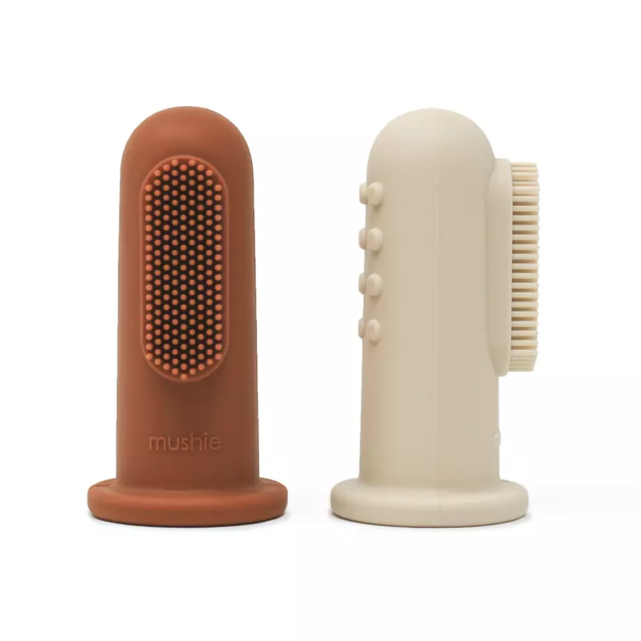 mushie Fingerzahnbürste ClayShifting Sand