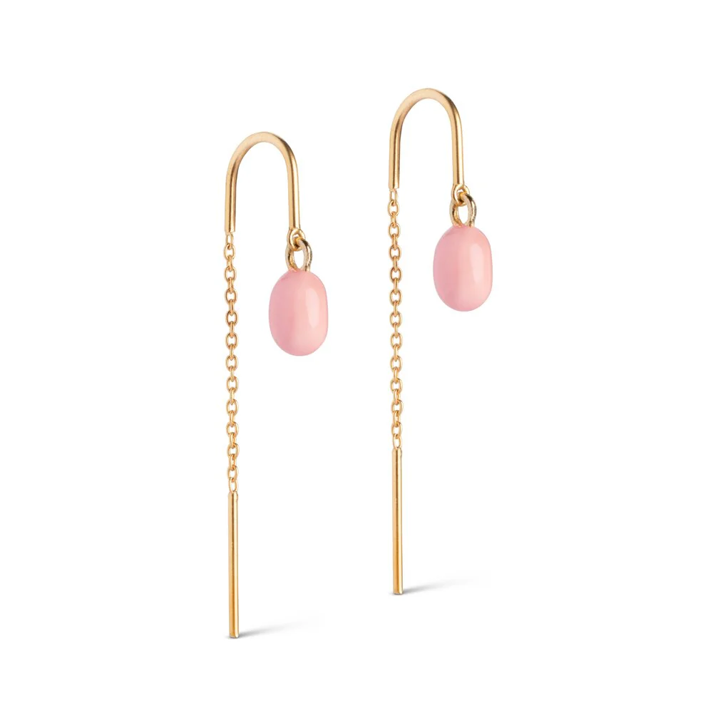 ENAMEL Copenhagen  Eleanor øreringe - Light Pink