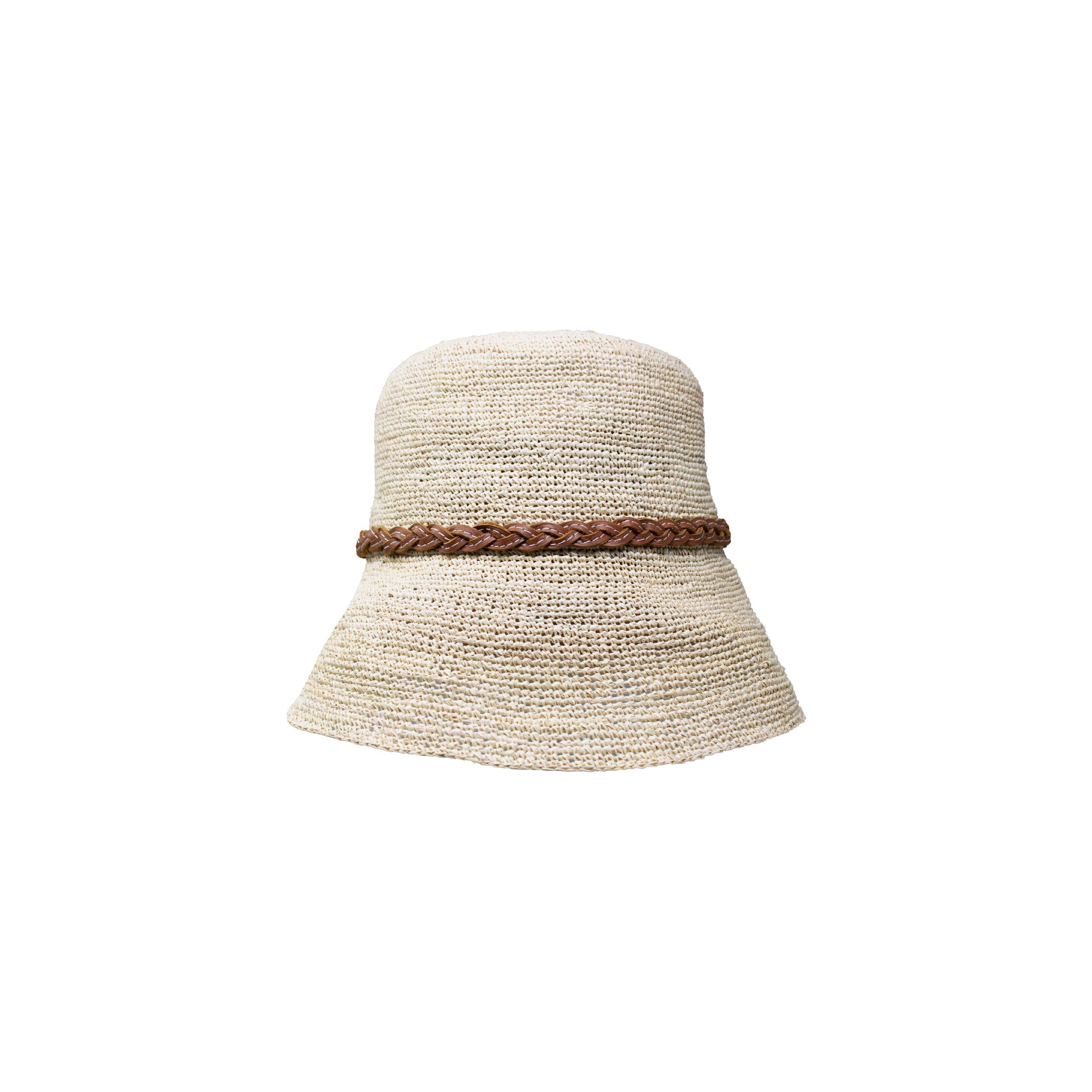 Chapeau au crochet avec abat-jour