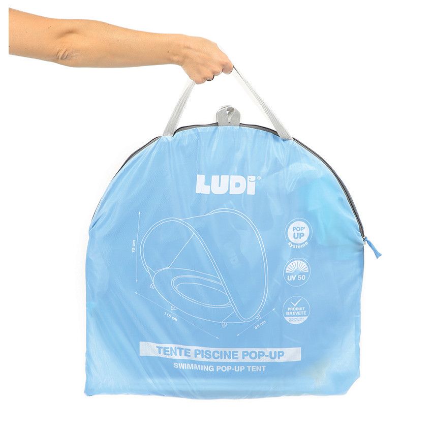 Piscine multifonction anti-uv pour bébé - Ecru