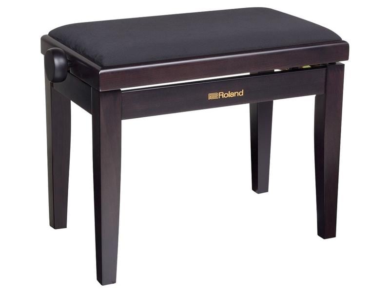 Roland Klavierbank RPB-220 – Rosewood Klavierbank mit Velour-Sitz