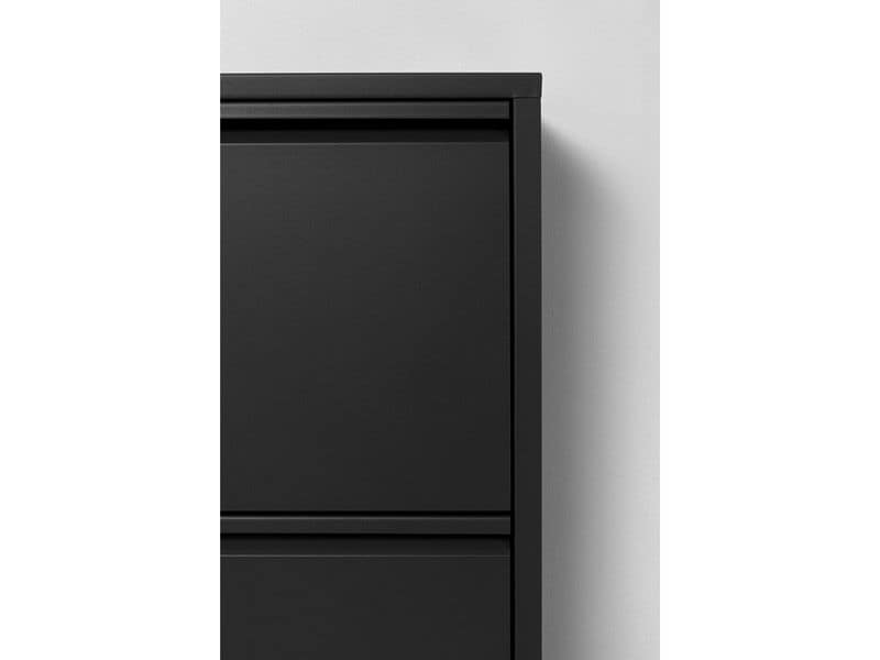 Kare Schuhschrank Caruso 5-er, 50 x 170 cm, Schwarz Schuhschrank