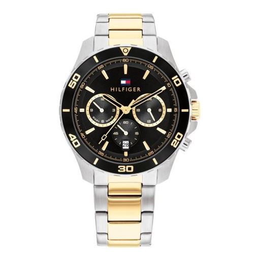Tommy Hilfiger Jordan 1792095 Herreur, Stål/Guld, 43 mm