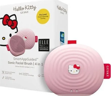 Geske Geske 4in1 sonic facial cleansing brush with App (Hello Kitty pink)
