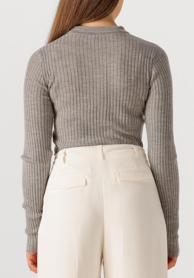 taupe herskind tops & t-shirts cadee blouse