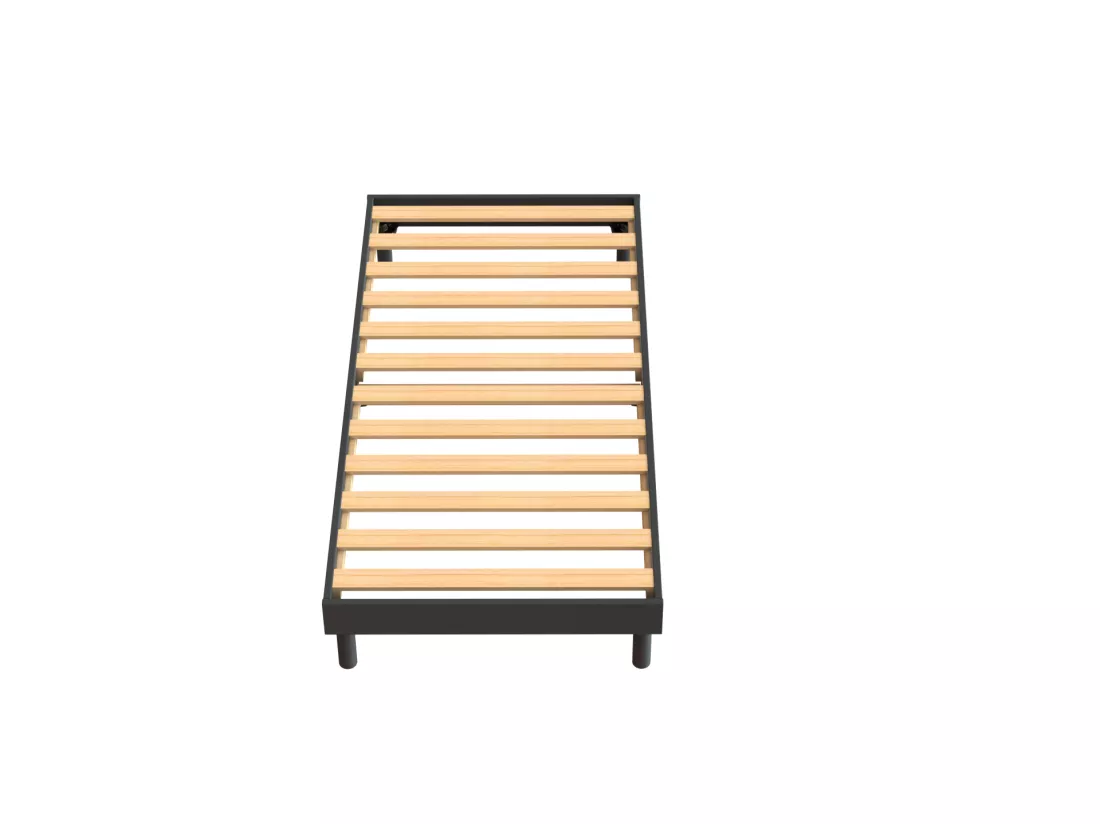 Sommier à lattes Easy Kit 90x190cm Anthracite