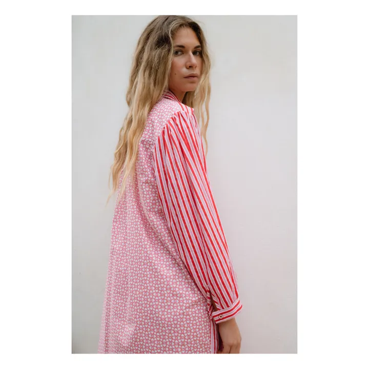 JoSephine Robe Chemise Bellini Rayures | Rouge
