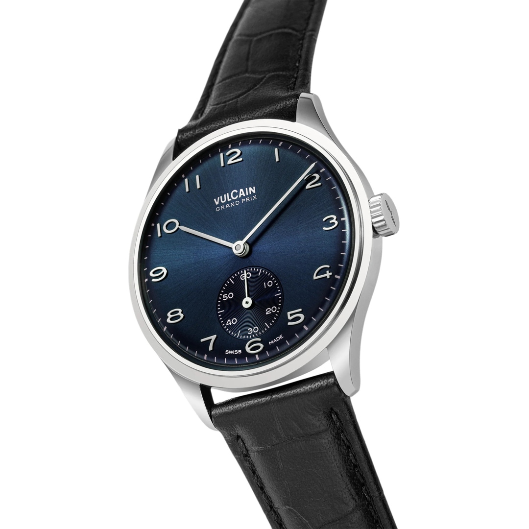 Vulcain Grand Prix Small Second Blue 39mm
