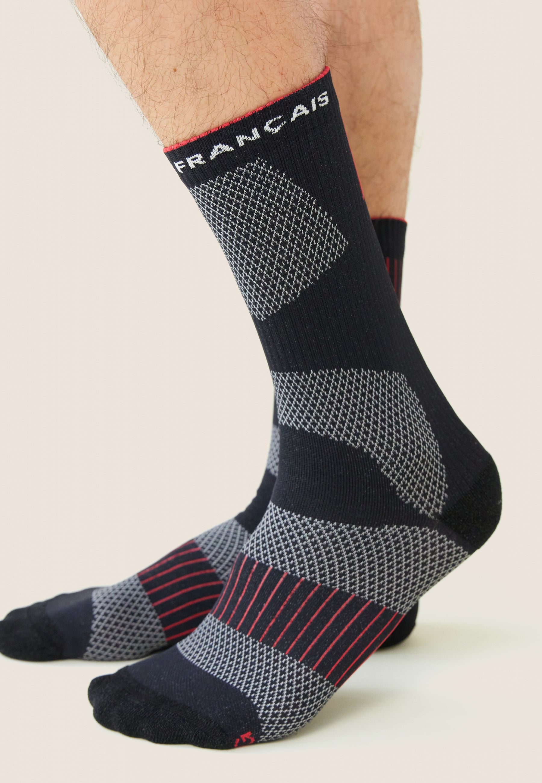 Air Chaussette Longue-Gaspard Noir