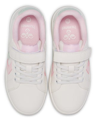 Hummel Derby Court Jr Sneakers, White/Pink