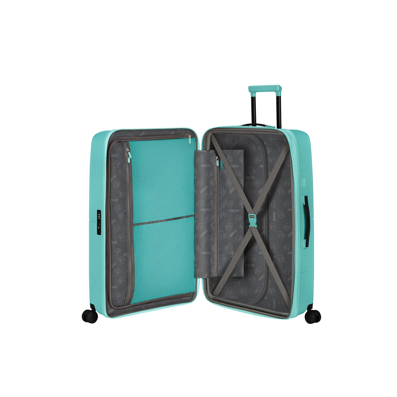 American Tourister Dashpop Spinner 77 EXP Aqua Sky