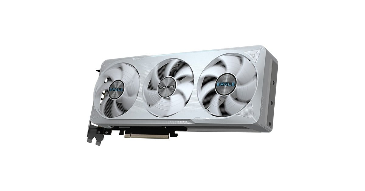 GIGABYTEGeForce RTX 5070 EAGLE OC ICE SFF 12G grafische kaart  (Wit, 3x DisplayPort, 1x HDMI)