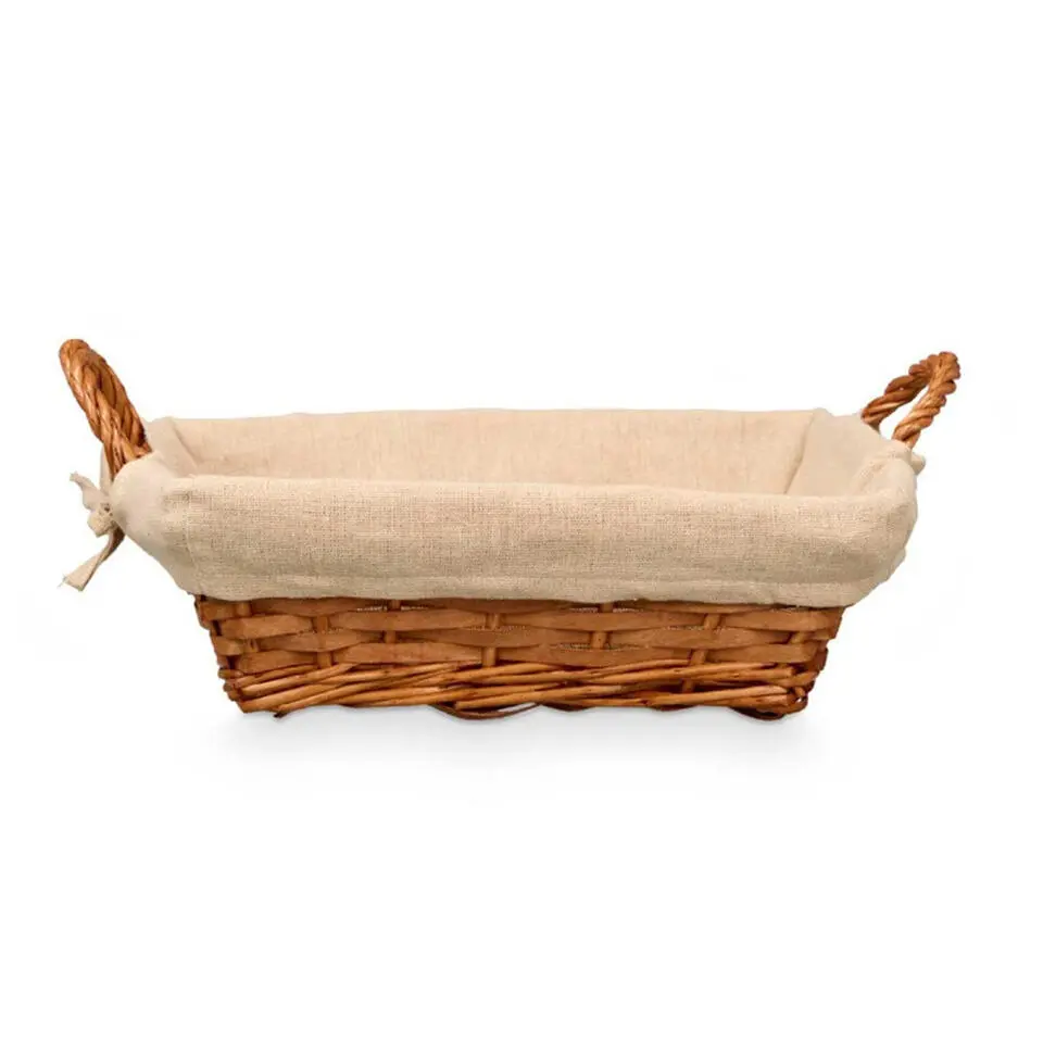 Kipit Storage Rieten mand - gevlochten riet - 35 x 28 x 13 cm