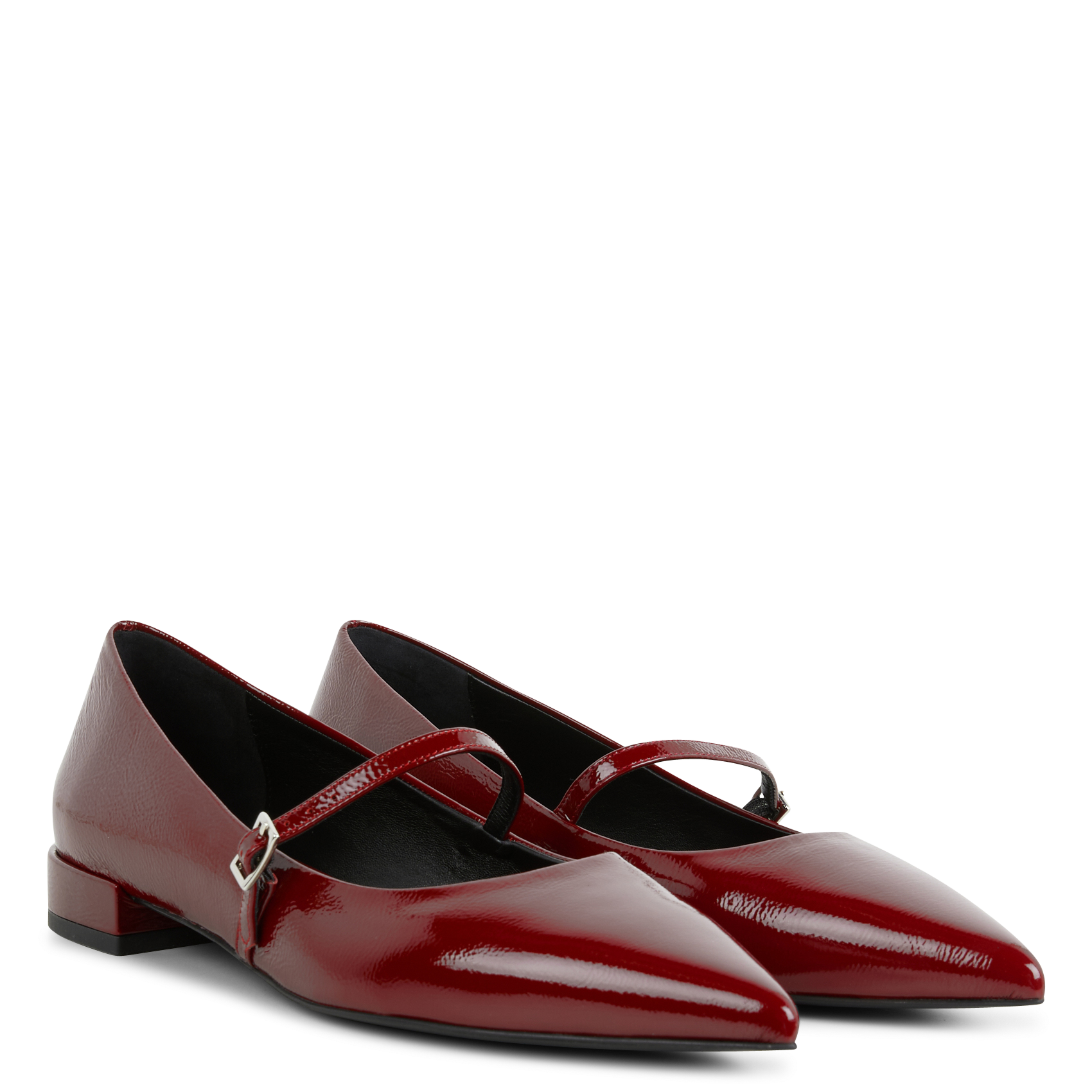 FREDERICA - Ballerines en cuir | Rouge