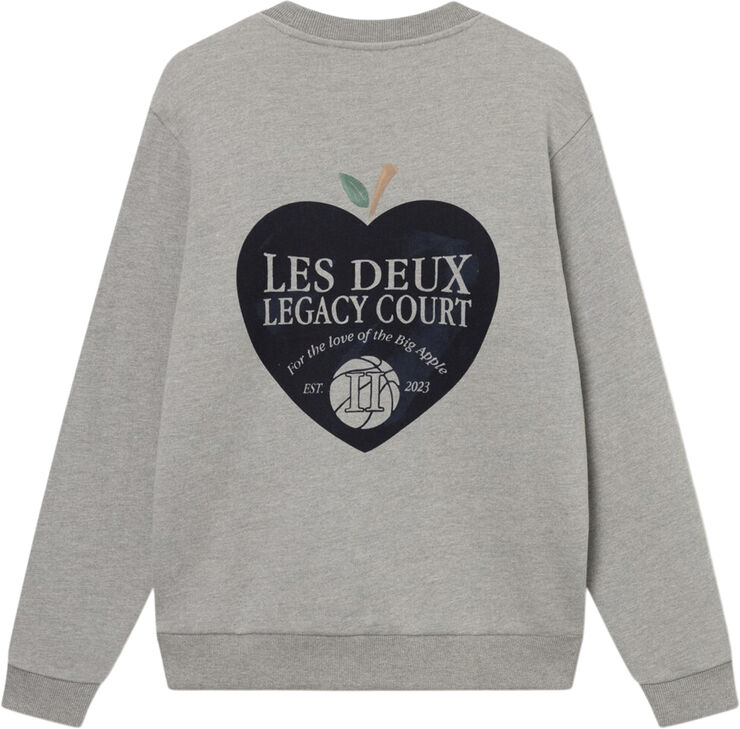 Les Deux Legacy Court Sweatshirt Grå