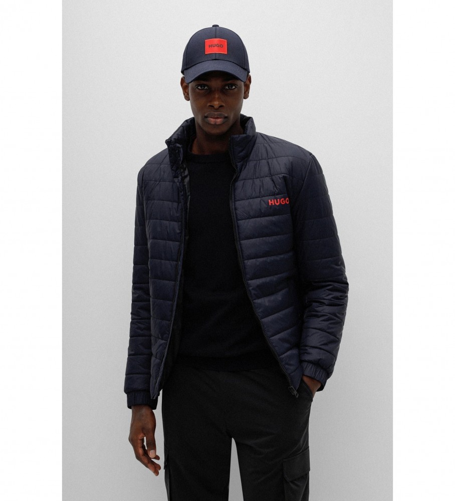 Jaqueta HUGO Slim Fit Azul Marinho