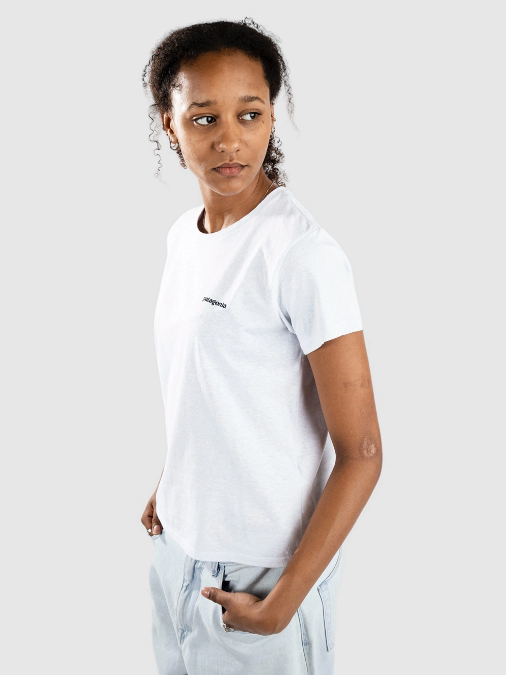 Patagonia P-6 Logo Responsibili T-Shirt white