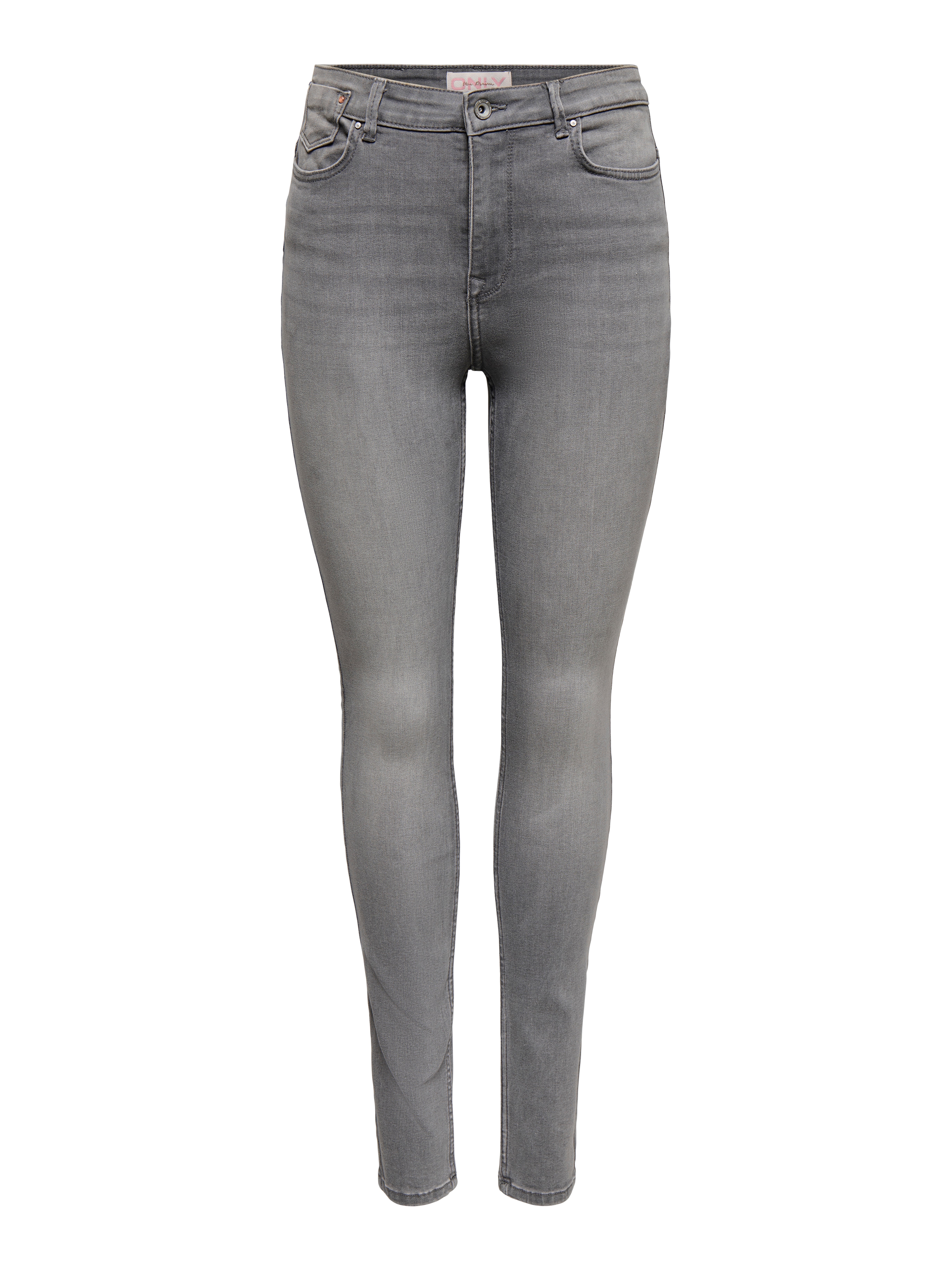 ONLFOREVER Hohe Taille Skinny Fit Jeans Medium Grey Denim