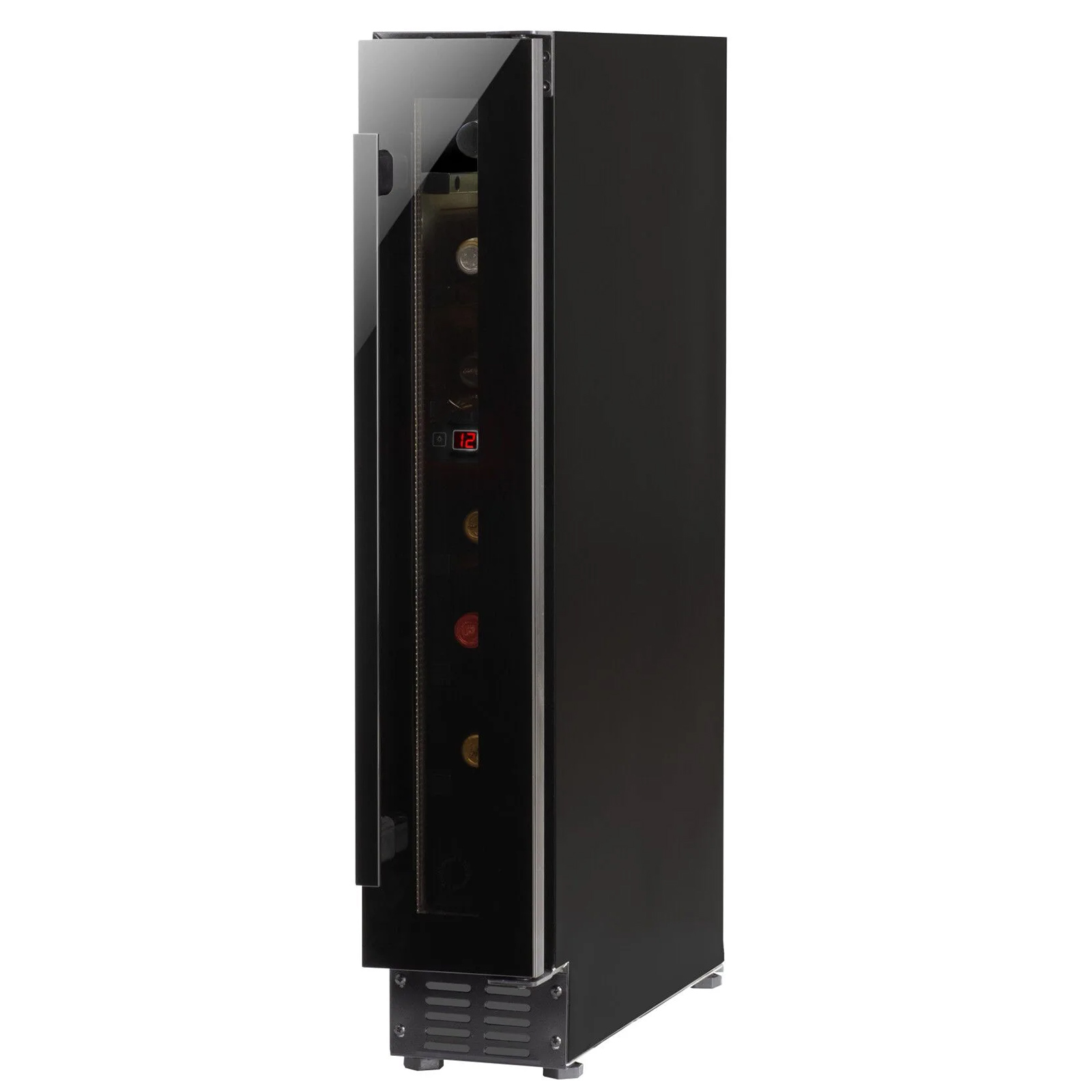 AMICA Weintemperierschrank WK 341 100-1 S - schwarz - G