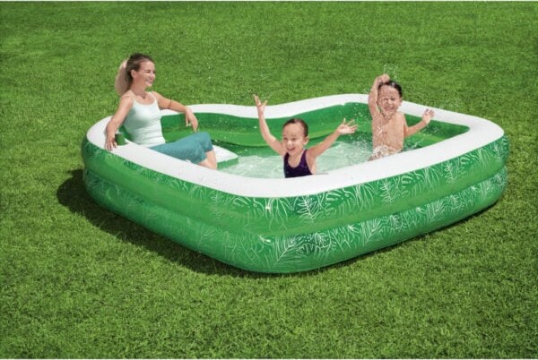Bestway - Badebassin Til Børn - Tropical Paradise - 282 L - 231 X 231 CM