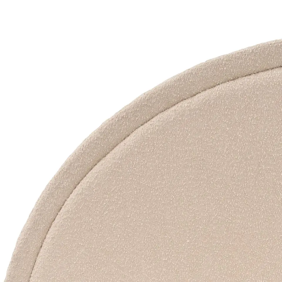 MARGUT - Bed - Beige - 160 x 200 cm - Bouclé