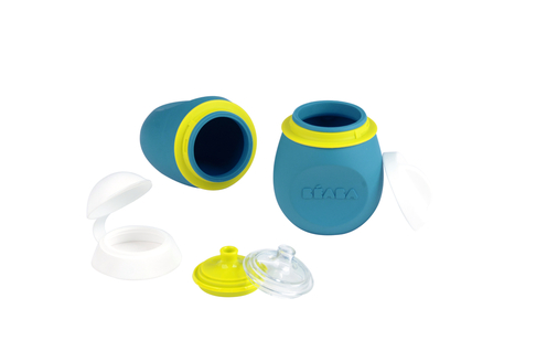 Lot Babypote 2 en 1 et Portion - Blue - BEABA