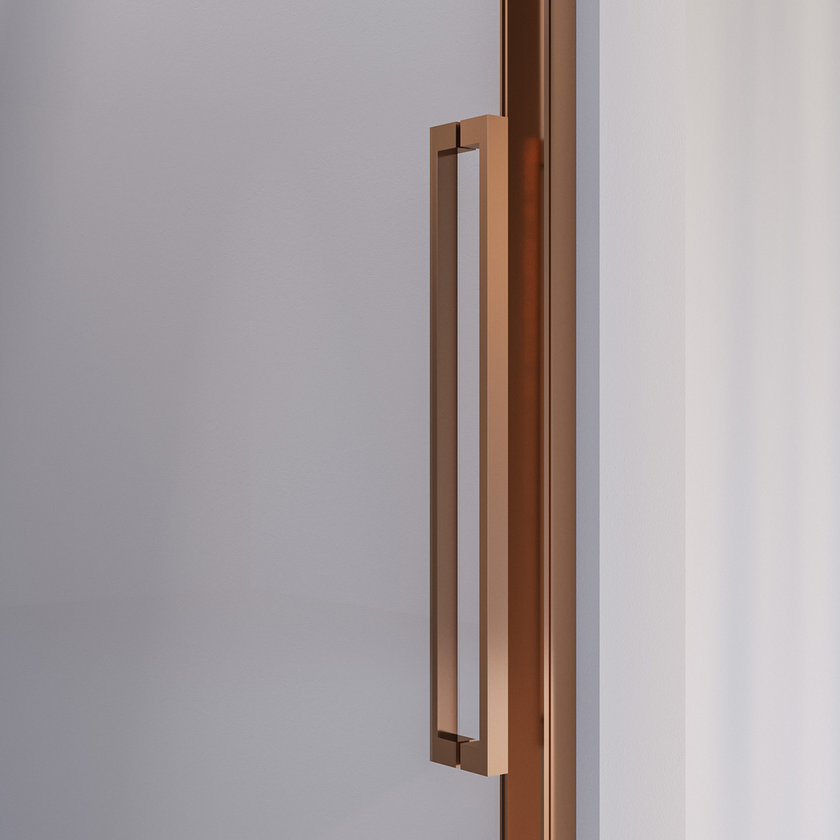 Brauer Season nisdeur met schuifdeur 120cm koper