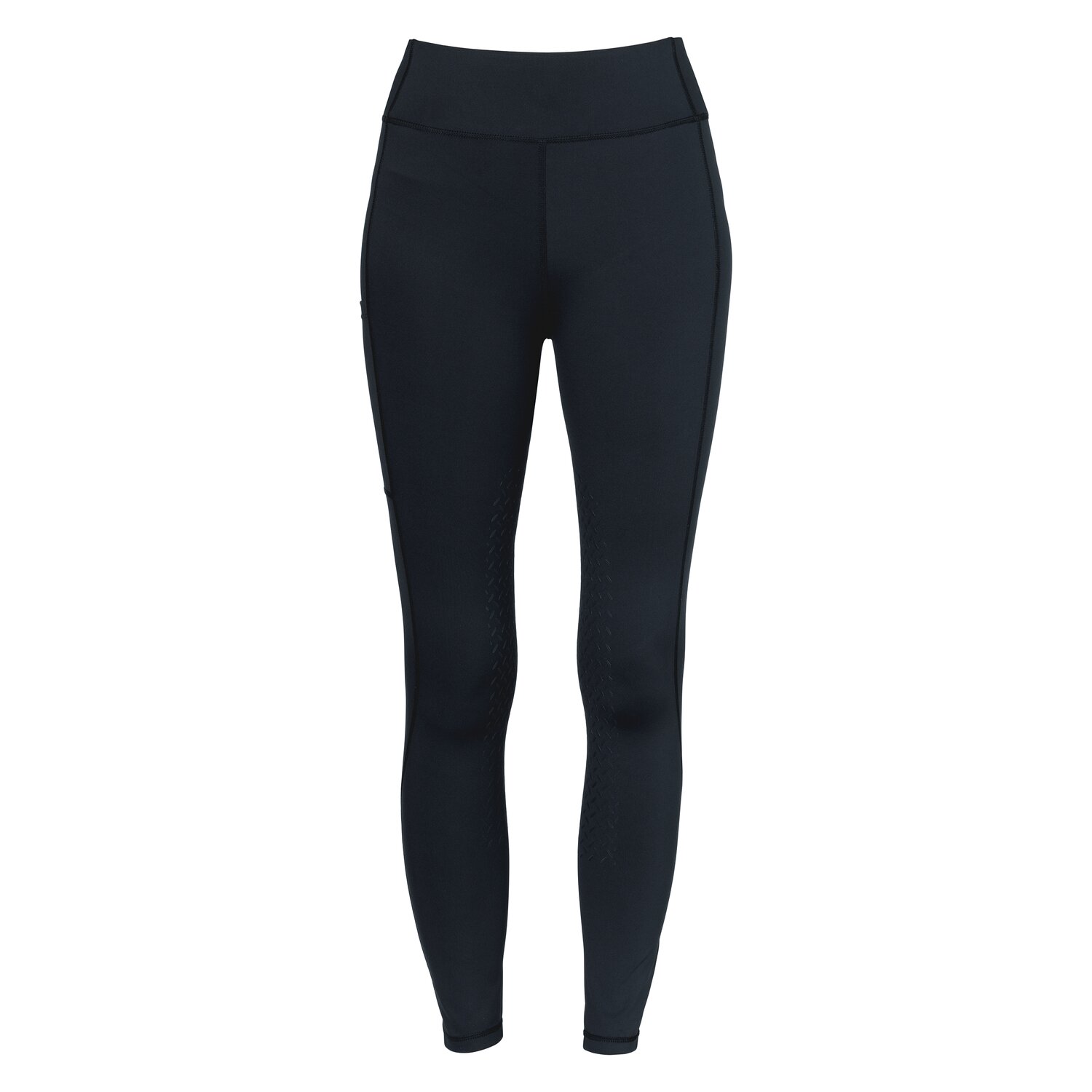black forest Grip-Halbbesatz-Reitleggings  - black