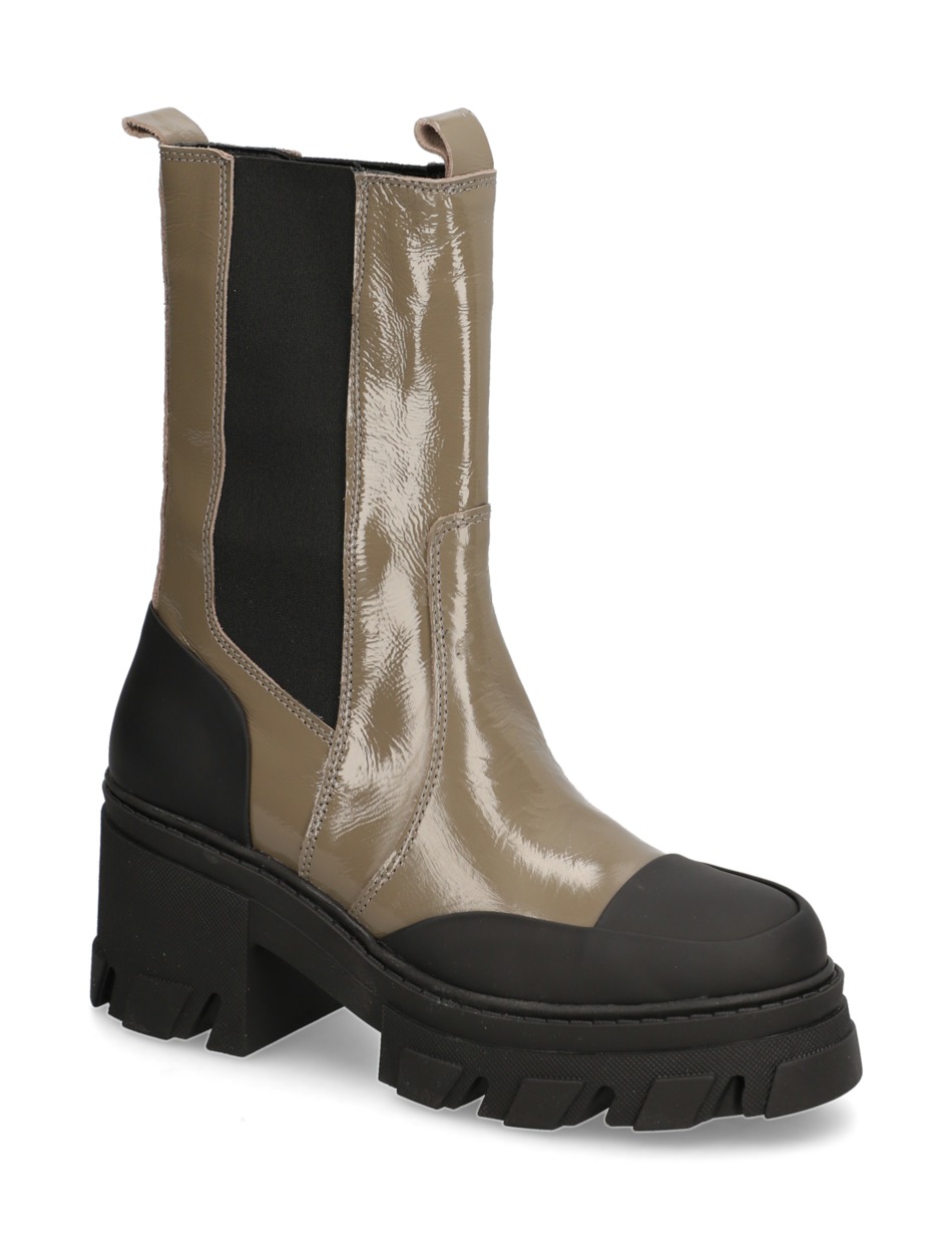 Lackleder Stiefelette